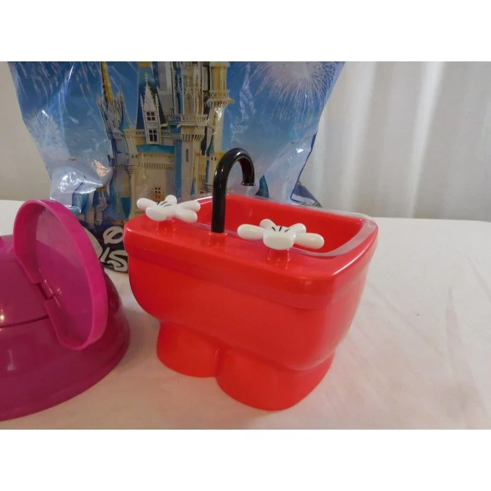 Disney Parks Ear Hat A Very Merry Unbirthday Ice Cream Sundae Bowl + Mickey Sink